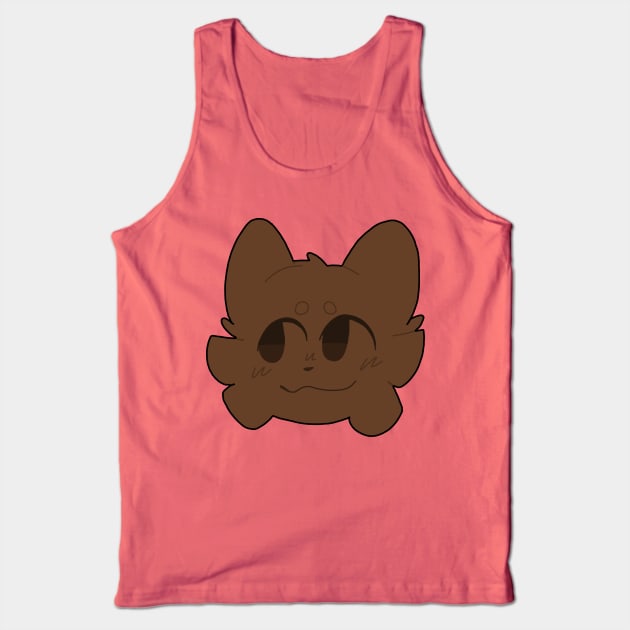 ConeKat (brown) Tank Top by WillowTheCat-